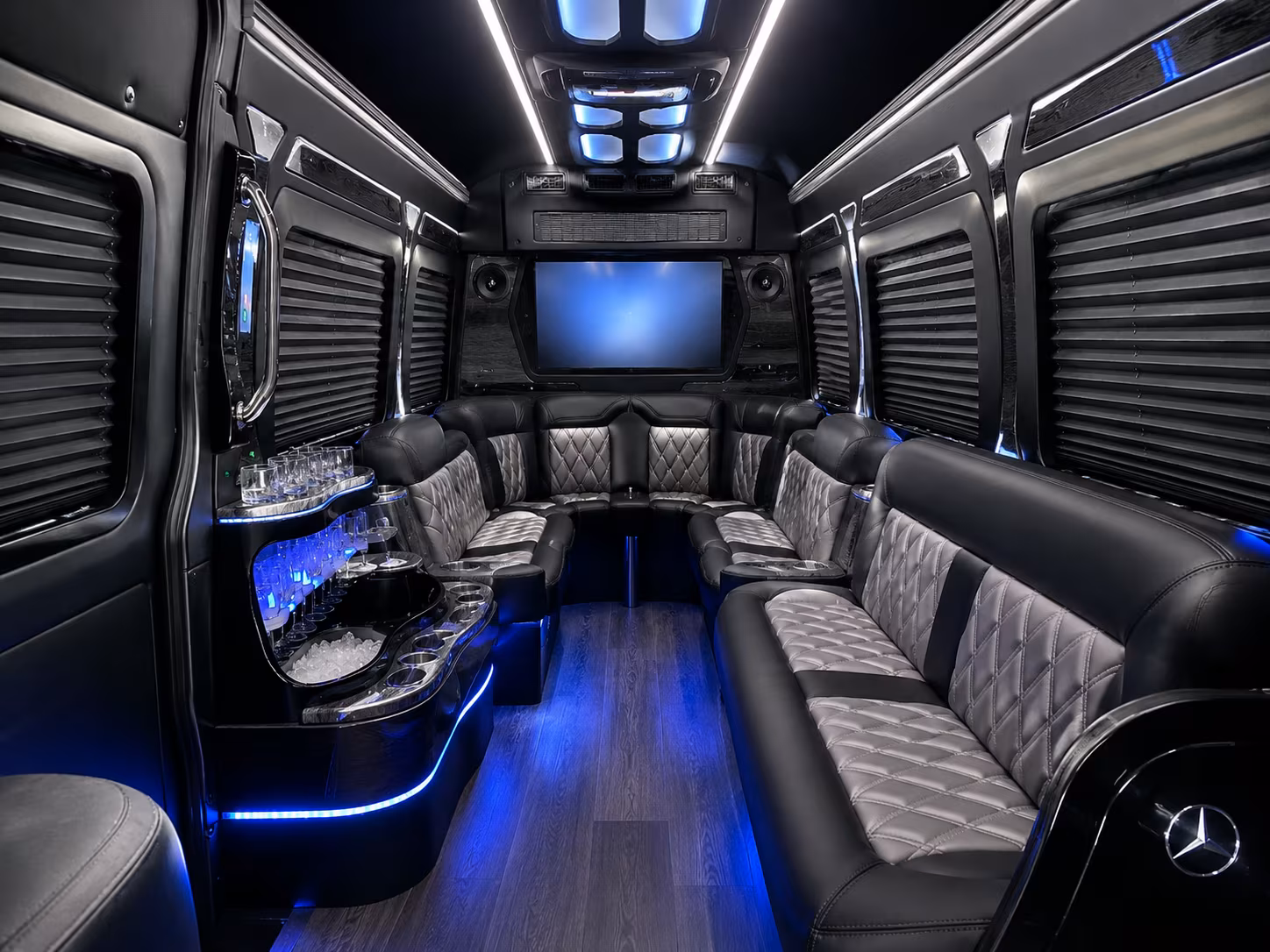 browse a large selection of prom buses for every group size