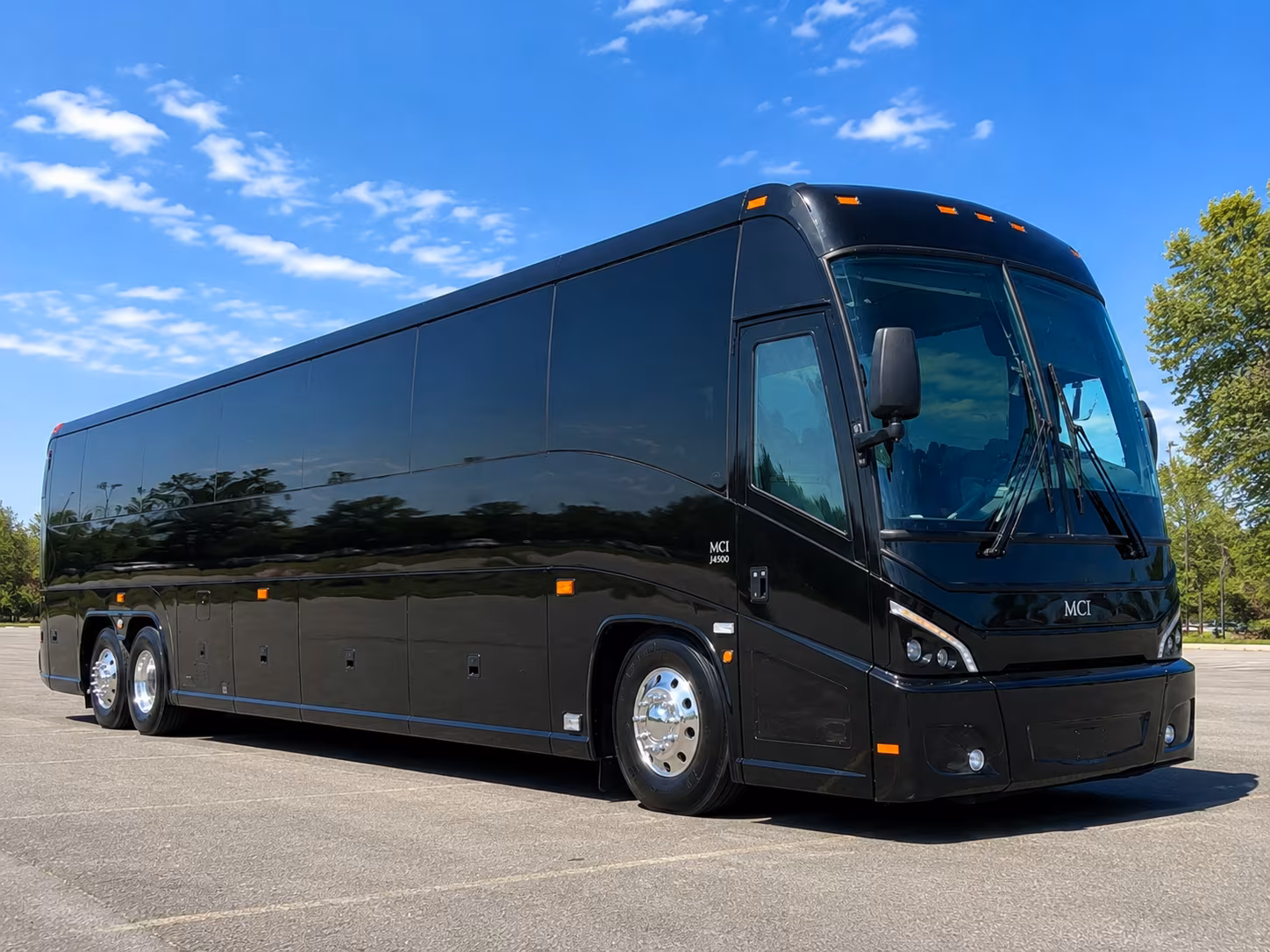 garden grove charter bus rental exterior