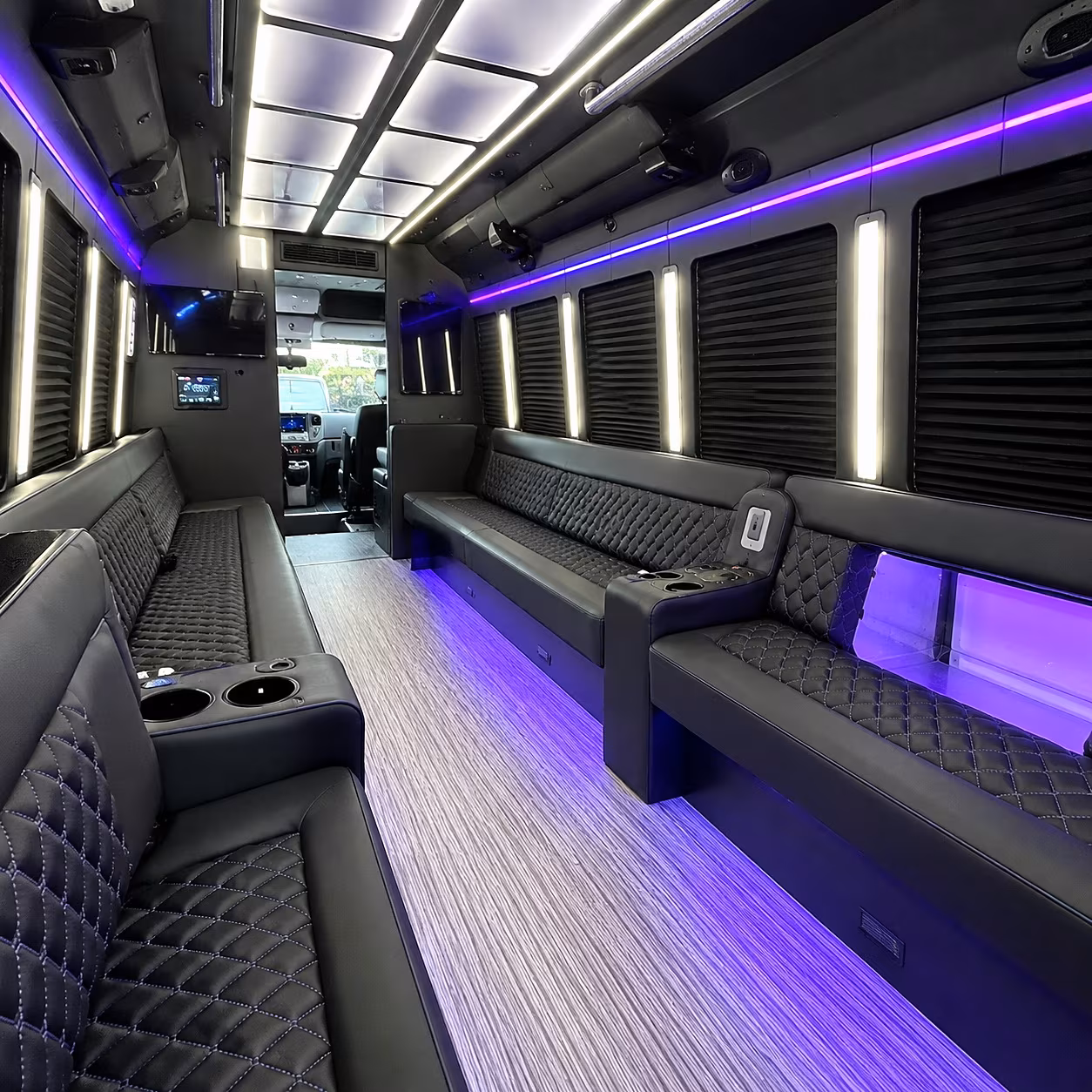 huntington beach party bus rentals inside