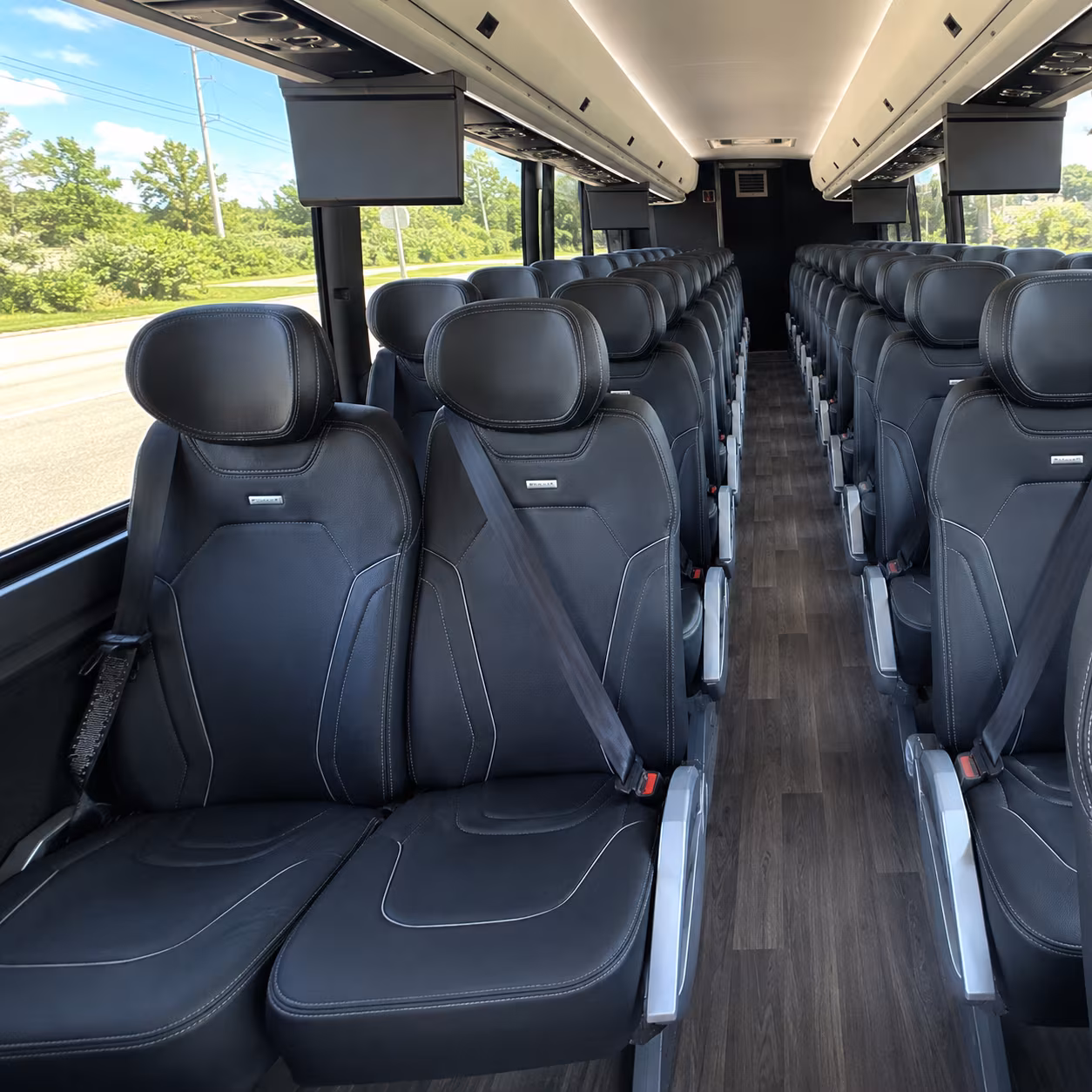 irvine charter bus rental inside